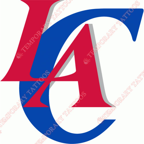Los Angeles Clippers Customize Temporary Tattoos Stickers NO.1044